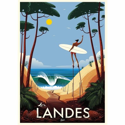 Affiche Clavé L'Echassier