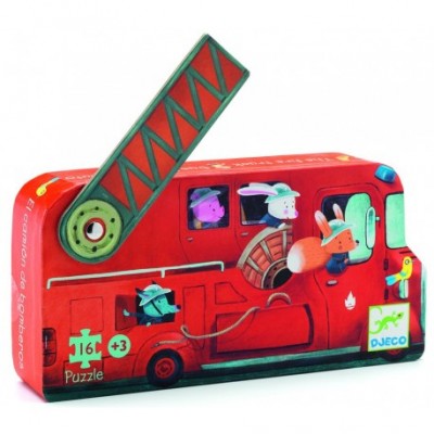 Puzzle Le Camion de Pompier 16 p