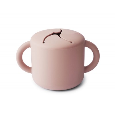 Snack Cup Mushie Pink