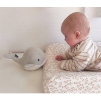 Doudou comforter - Baleine grise