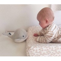 Doudou comforter - Baleine grise