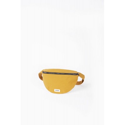 CUSTINE XL LE SAC BANANE Coton recyclé Moutarde