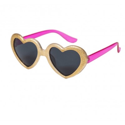 ROCKAHULA – Lunettes de soleil cœurs dorés